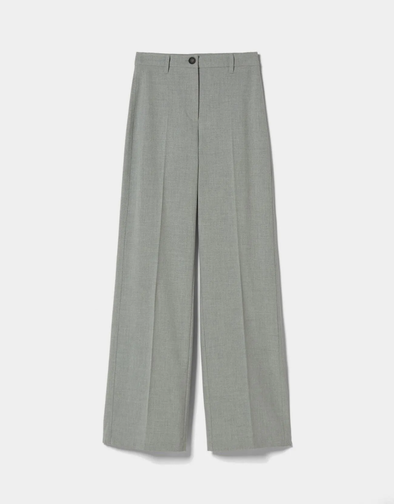 Wide-Leg-Hose mit Gürtelschlaufen